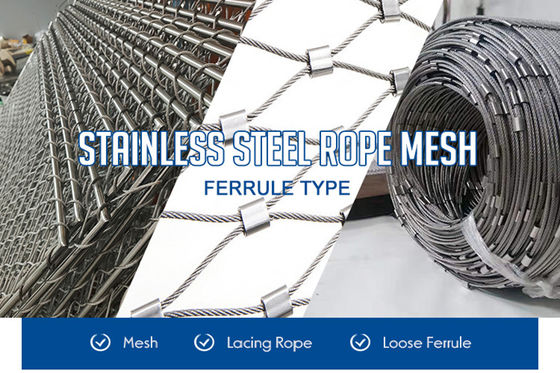 Flexible Architectural Inox 7x7 1.5mm X Tend Cable Mesh