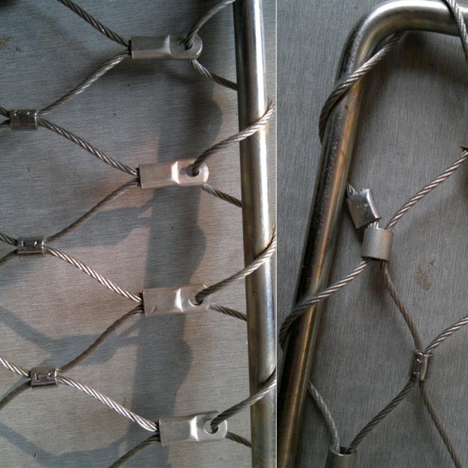 AISI316 Grade Flexible Wire Rope Ferrule Mesh Free Sample