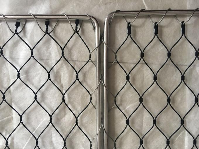 Rust Resistant Aviary Wire Netting , Black Oxide Stainless Steel Bird