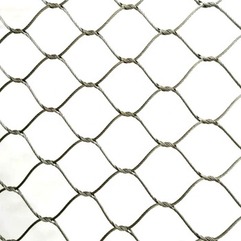 High Tensile Stainless Steel Woven Rope Mesh For Architectural Safety ...