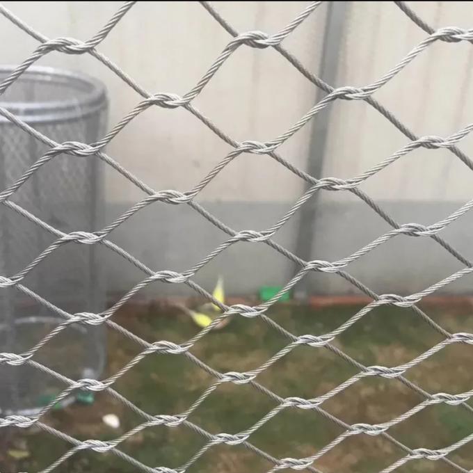 SS316 Stainless Steel X Tend Zoo Aviary Wire Rope Mesh