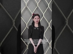 Stainless steel braided rope net