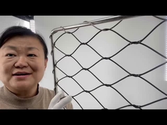 Twill Weave 2mm Aviary Wire Netting Stainless Steel Wire Rope Bird Netting Fence Zoo