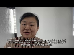 Knotted Type SS316 Wire Rope Mesh Fencing 1.2 mm to 4.0 mm