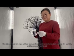 stainless steel wire rope net bag