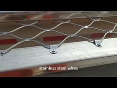How is the stainless steel wire rope mesh installed