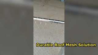 architectural roof stainless steel rope mesh