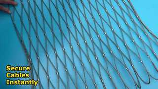 Clip Stainless Steel Cable Mesh