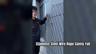 Stainless Steel Wire Rope Safety Fall Protection Net