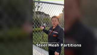 metal partition stainless steel rope mesh