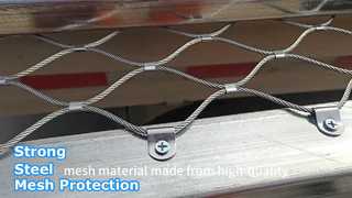 Framed Stainless Steel Rope Mesh