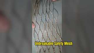 Strong Stainless Steel Rope Mesh Safety Netting
