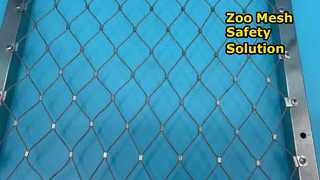 Framed Stainless Steel Rope Mesh